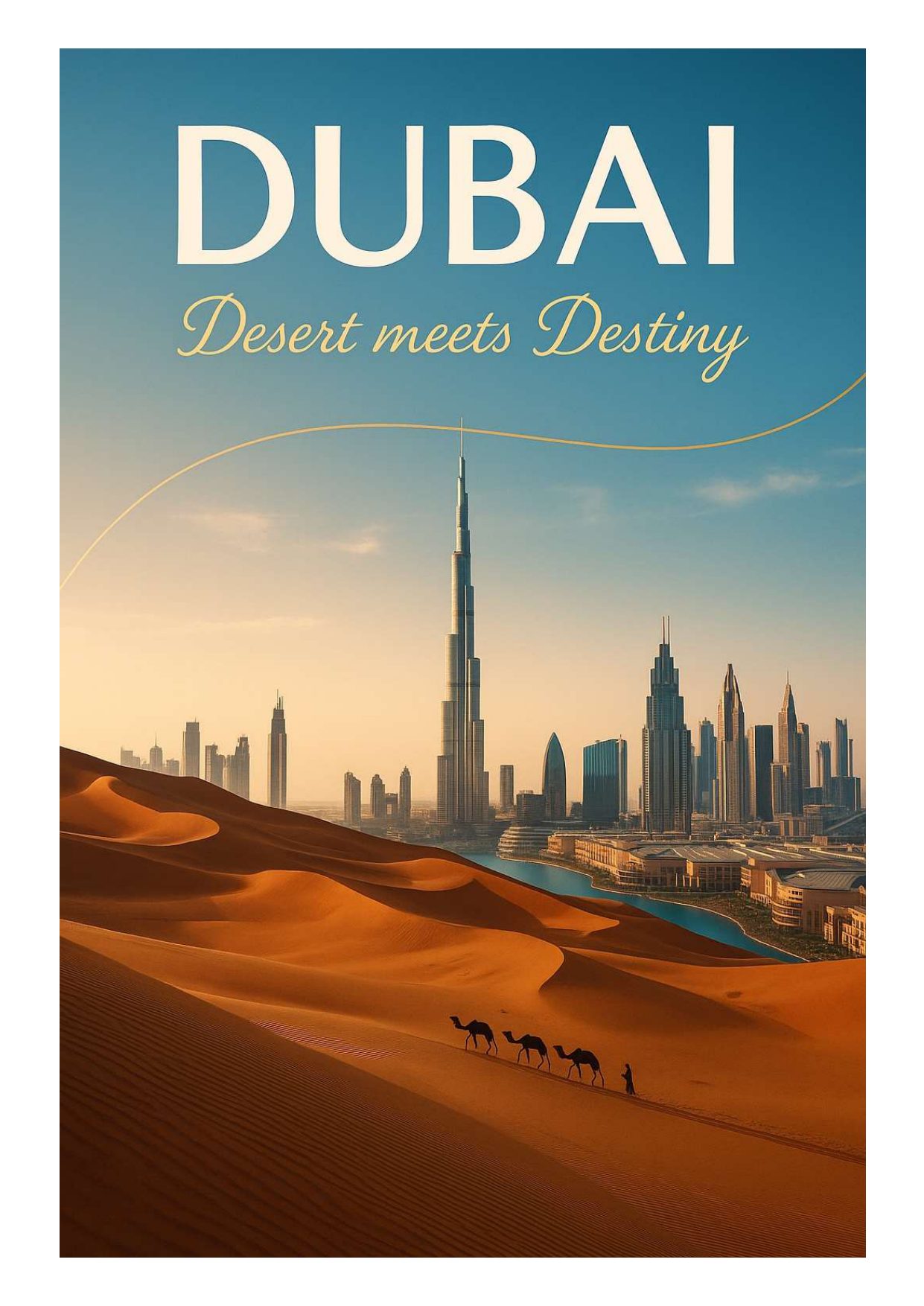 Dubai — Desert Meets Destiny travel guide cover