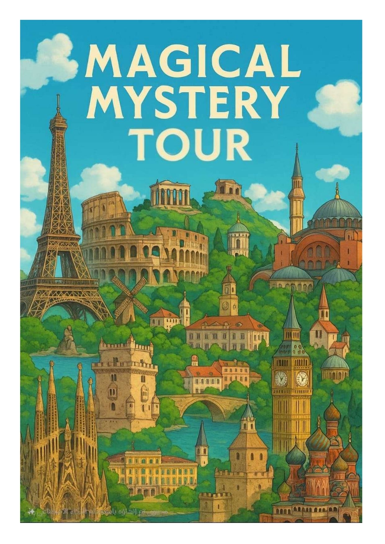 Magical Mystery Tour · Vol. 1 travel guide cover